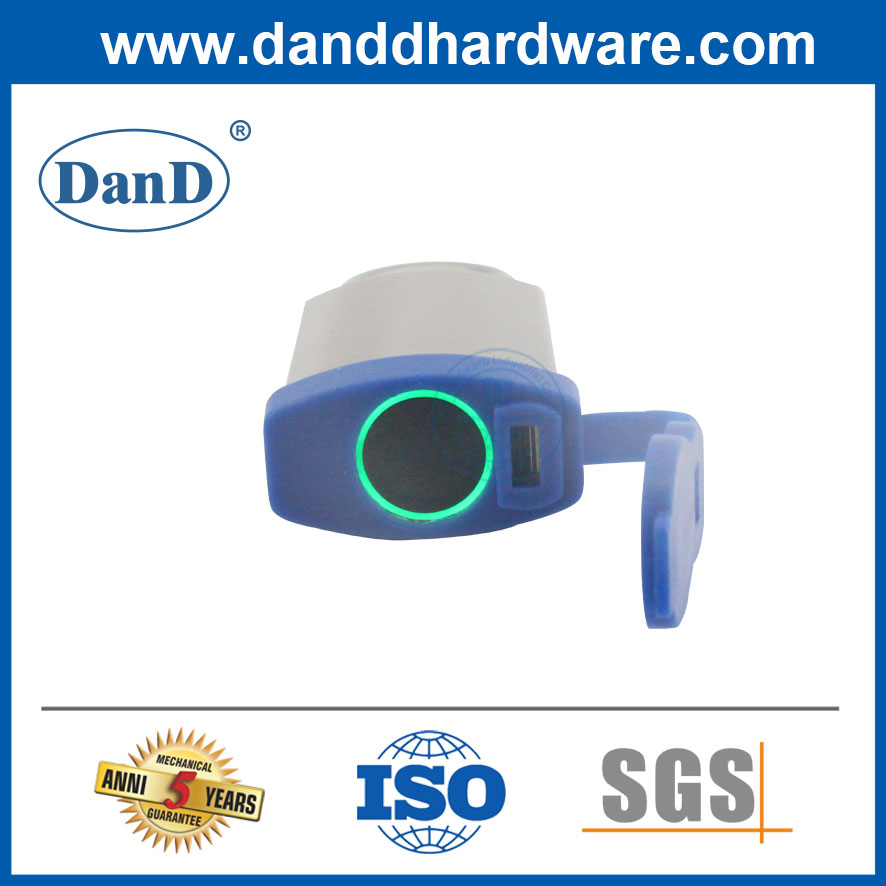 高安全性广泛使用无钥匙USB电荷端口40mm指纹挂锁类型DDPL012