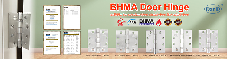 缎面玫瑰金门铰链