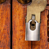 50mm不锈钢机柜顶部安全挂锁工厂带钥匙门锁定DDPL006