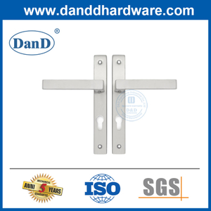 不锈钢铝制门把手带板狭窄的框架ddnp002