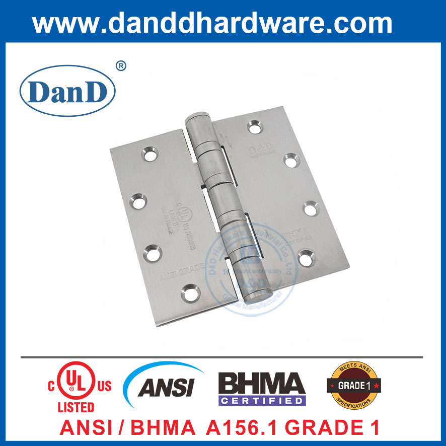 5英寸ANSI BHMA 1球轴承大门铰链-DDSS001-ANSI-1-5X5X4.8