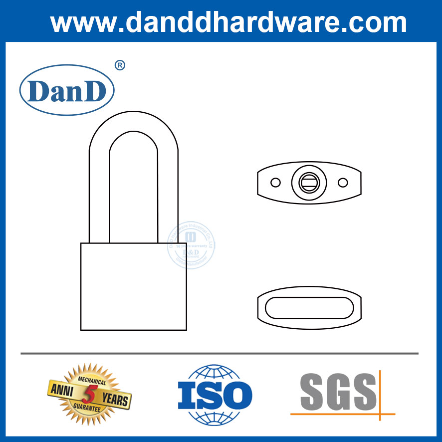 不锈钢安全工厂价格黄铜门锁室外门padlock-ddpl005