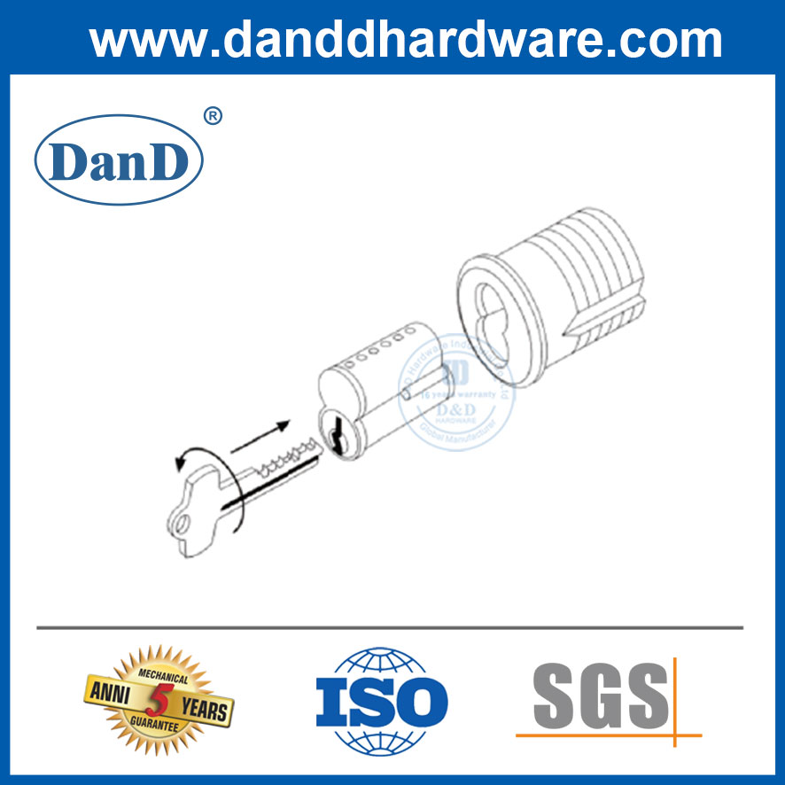 轮辋缸可互换的核心外壳SFIC壳体锁缸锁定缸，用于锁定DDLC016