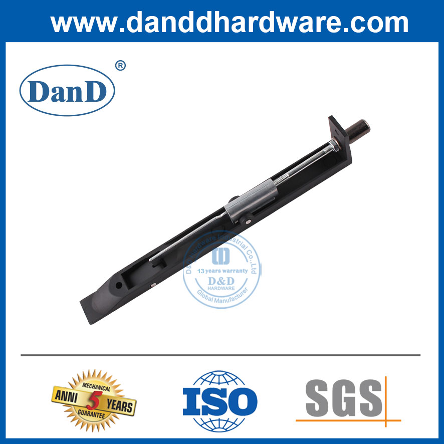 不锈钢黑色重型冲洗螺栓木材门dddb001