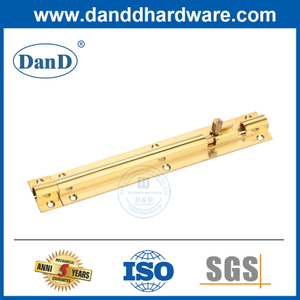 黄铜方锁定扁塔螺栓6英寸金锁制造商dddb016
