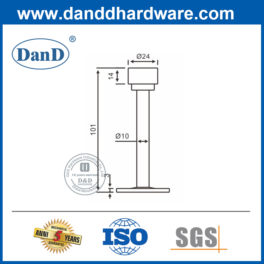 不锈钢门停止壁挂式外部门DDDS018