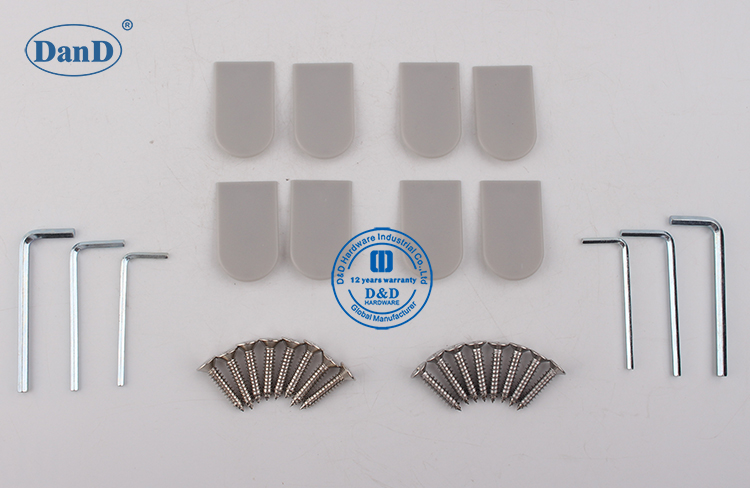 银色隐藏门铰链D和D硬件-40kg