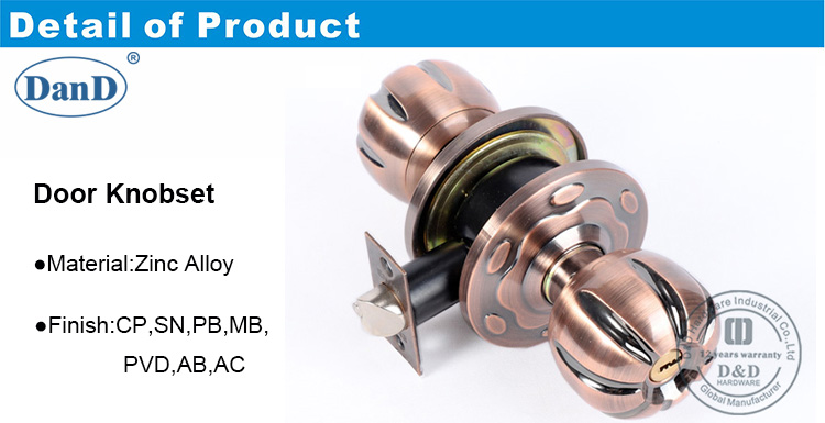 入口管状锁DDLK064-D和D硬件