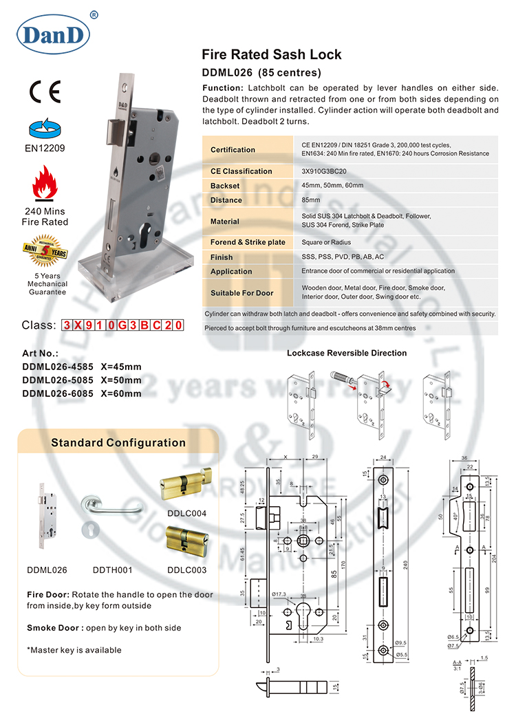 外门锁-D和D硬件
