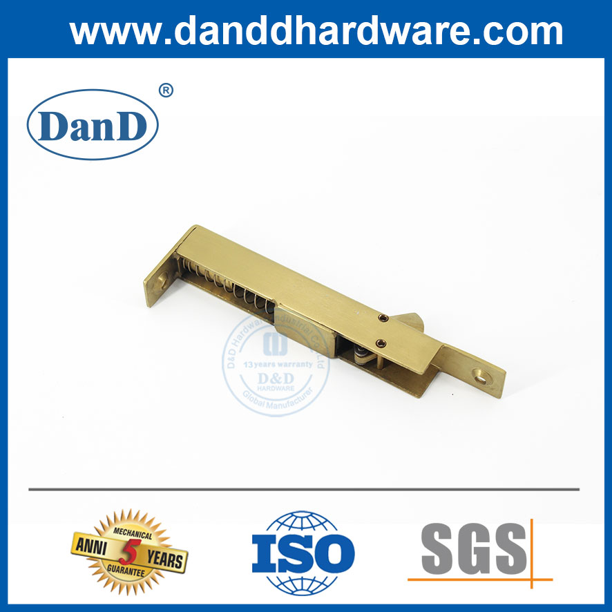 sus304金弹簧侧向自动门螺栓锁公共出口入口DDDB023