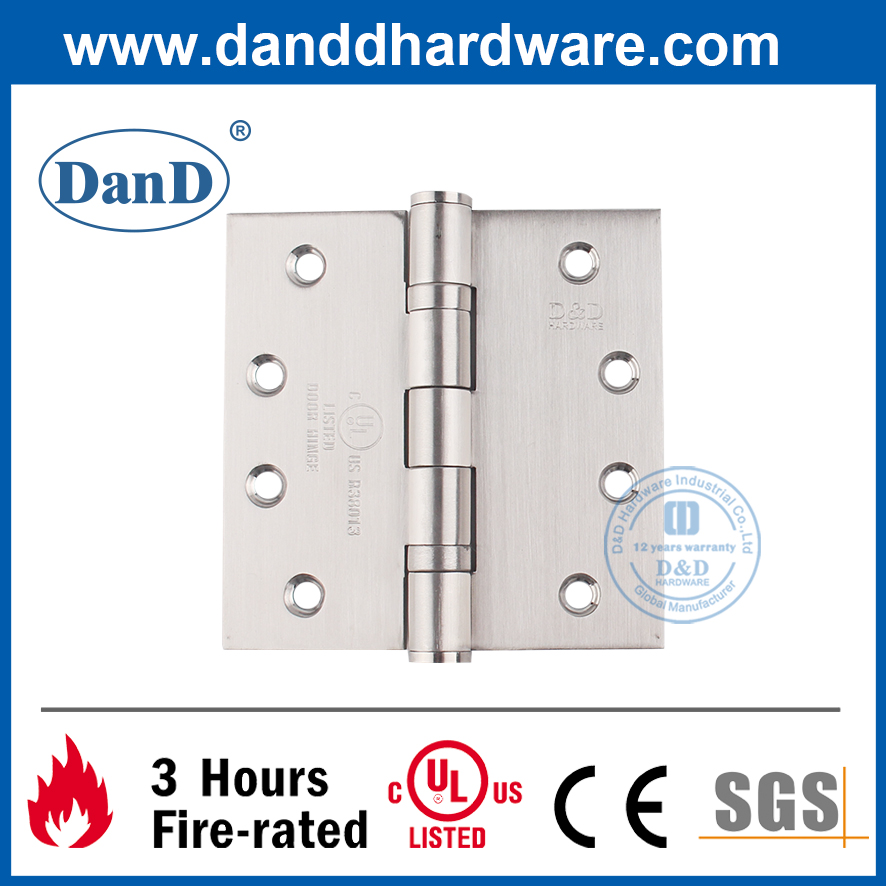 4英寸不锈钢304 Fire Composite Door与UL认证DDSS001-FR-4X4X3