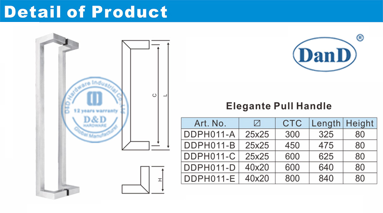 玻璃门拉柄-D <brbr>和&nbsp; d &nbsp;硬件
