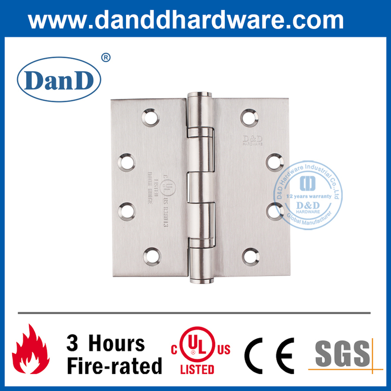 UL列出的SS201最佳门铰链用于消防金属门–DDSS002-fr-4.5x4.5x3