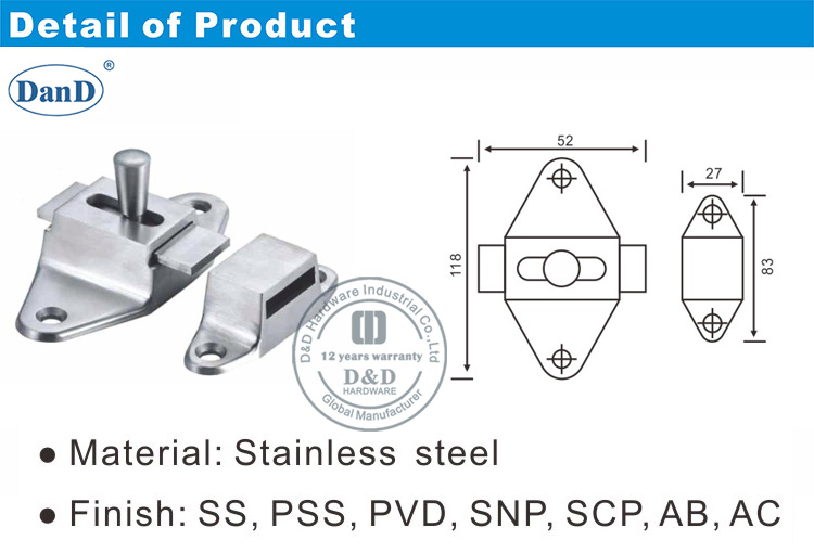 锁定重型门-D和D硬件