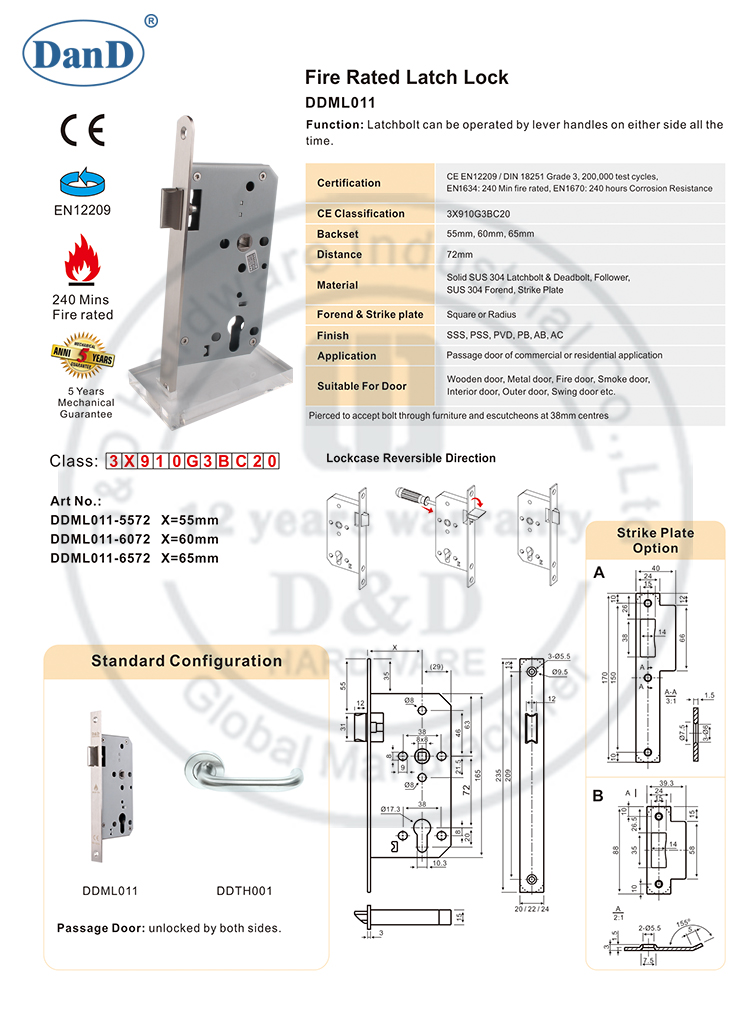 最好的锁骨dor home-d和d硬件