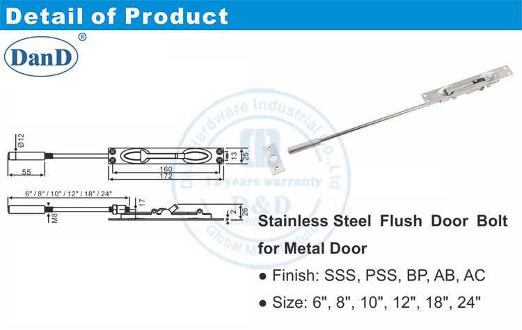 最好的门螺栓D和D硬件
