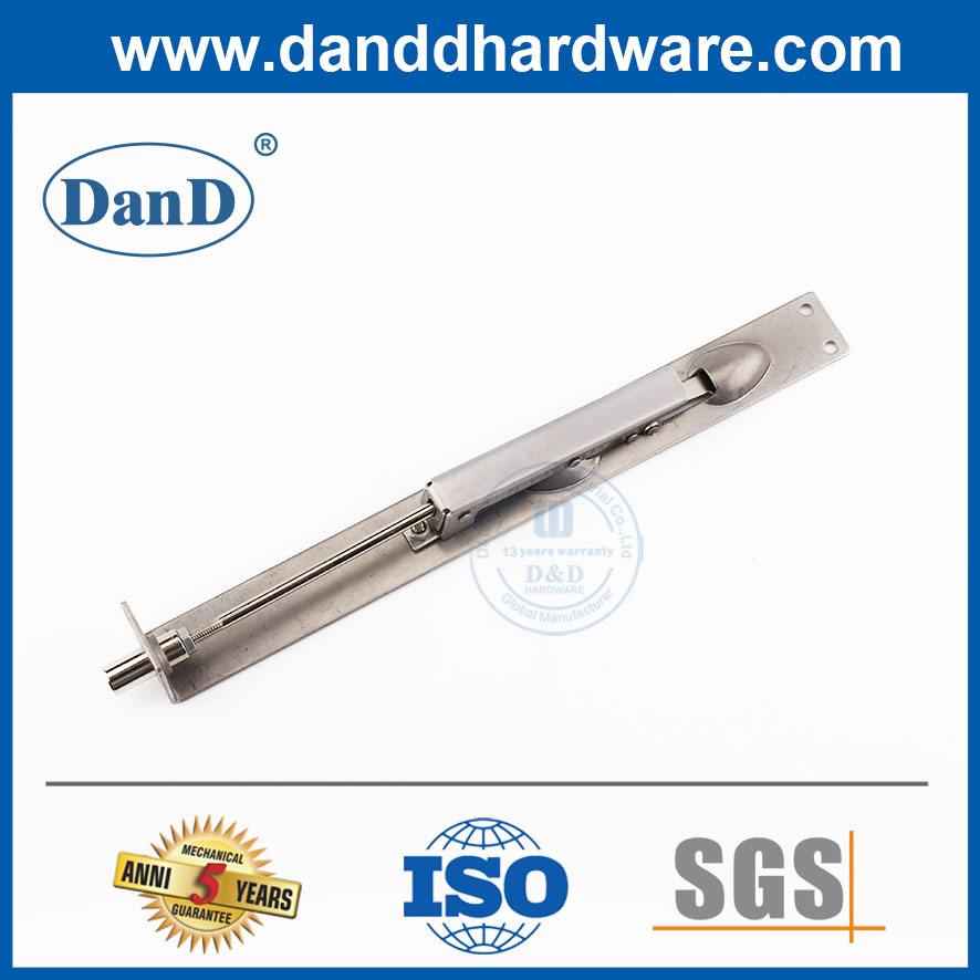 木门安全不锈钢L型垂直门螺栓DDDB006