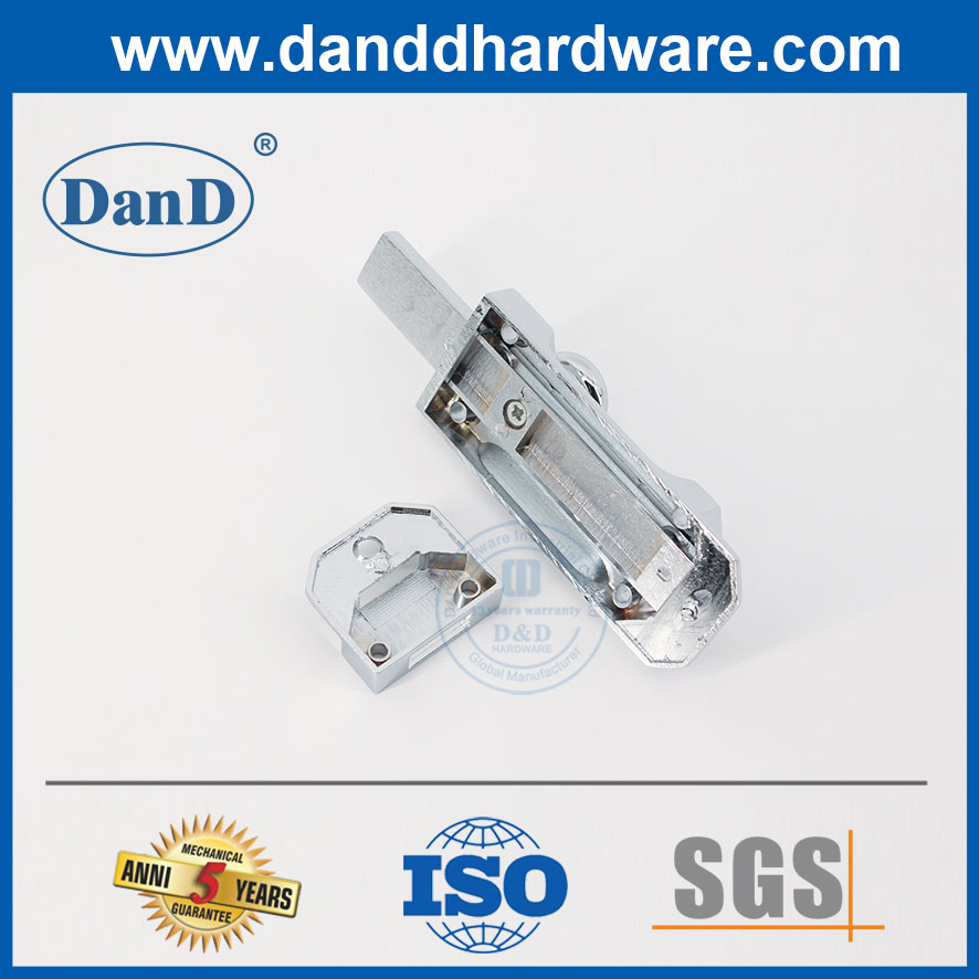 抛光的镀铬前塔螺栓锌合金锁塔螺栓4英寸-DDDB025