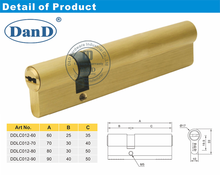 偏移双缸锁D和D硬件