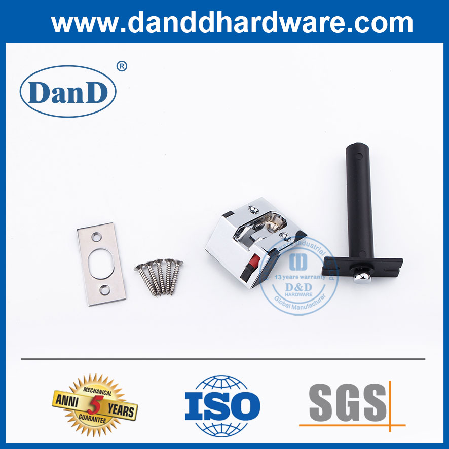 锌合金缎面镀铬隐藏的门链，用于内部ddg002