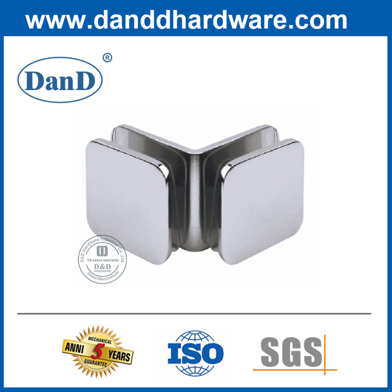 不锈钢90度门配件玻璃夹具支架-DDGC005