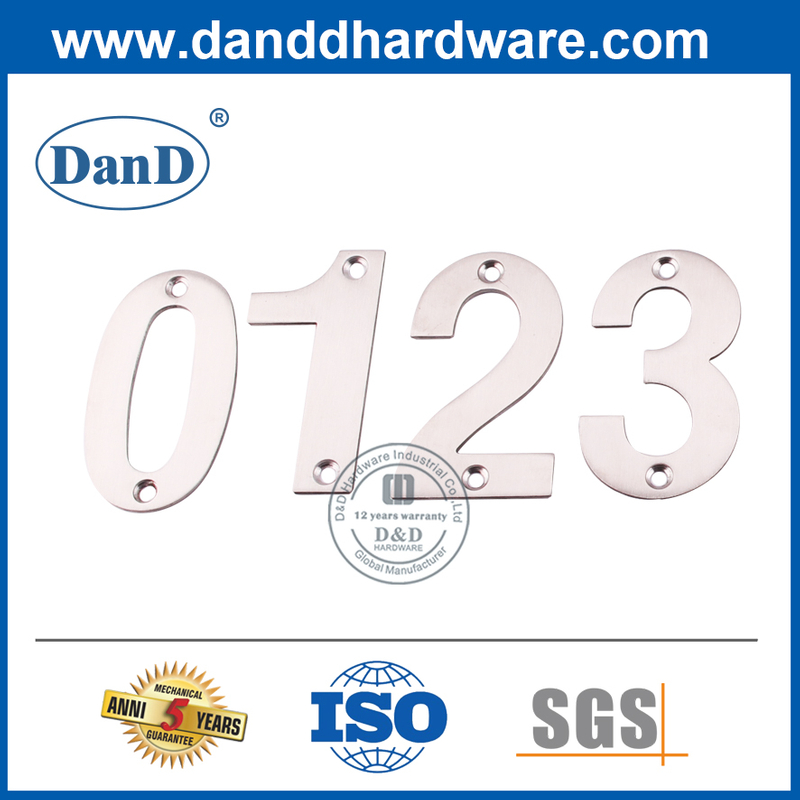 不锈钢壁挂式门编号标志板-DDSP013