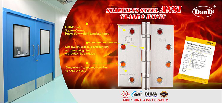 FIRE额定铰链用于DOOR-D和D硬件3