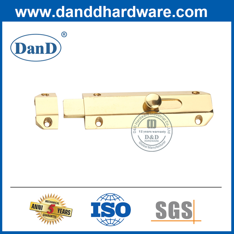 室内门DDDB017的黄铜桶类型塔螺栓闩锁