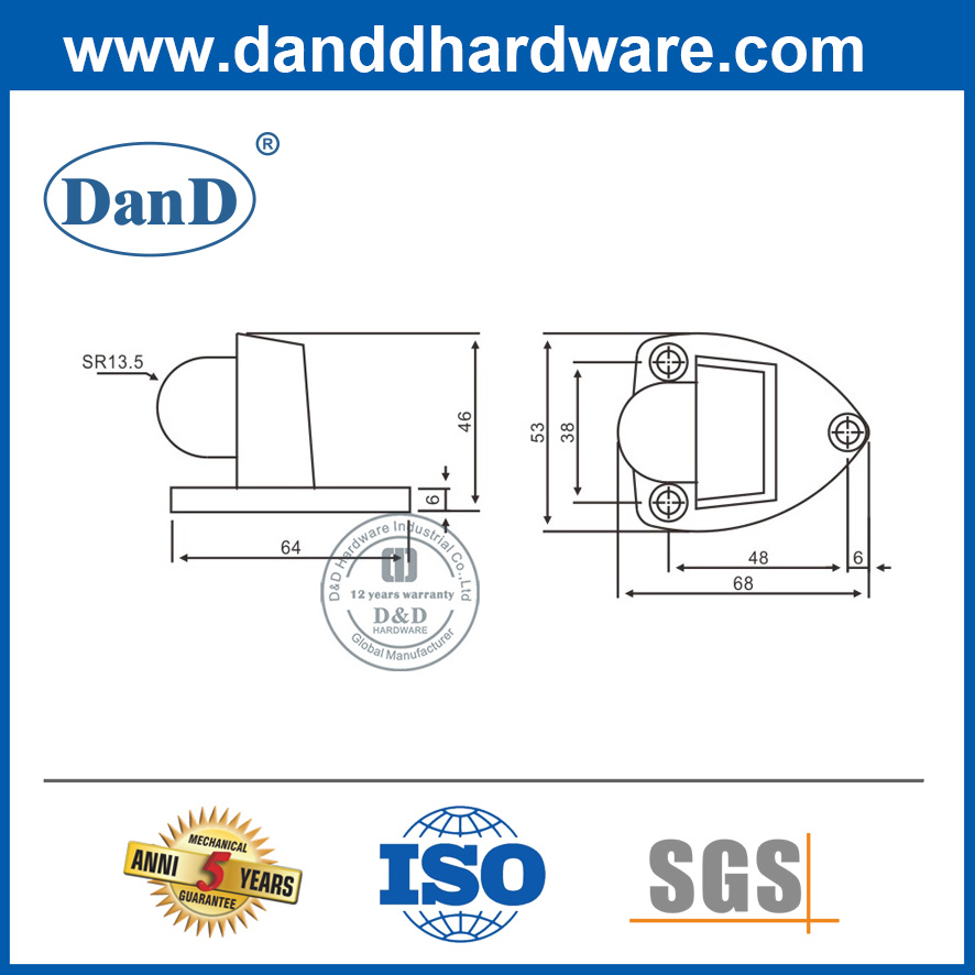 锌合金安全性强门架木门-DDDS029-B