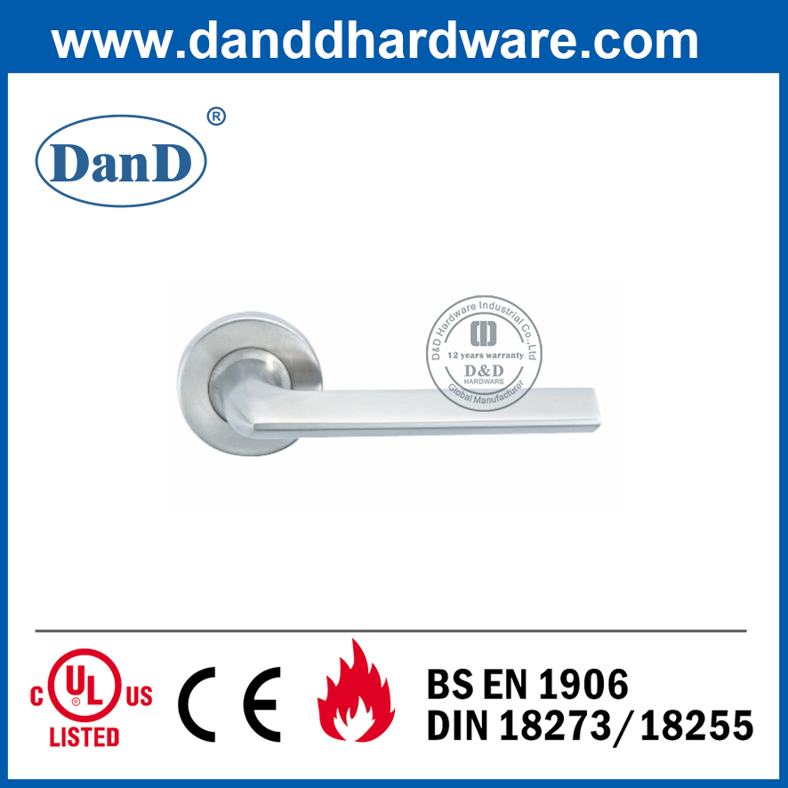欧式标准不锈钢304重型杠杆门把手-DDSH016