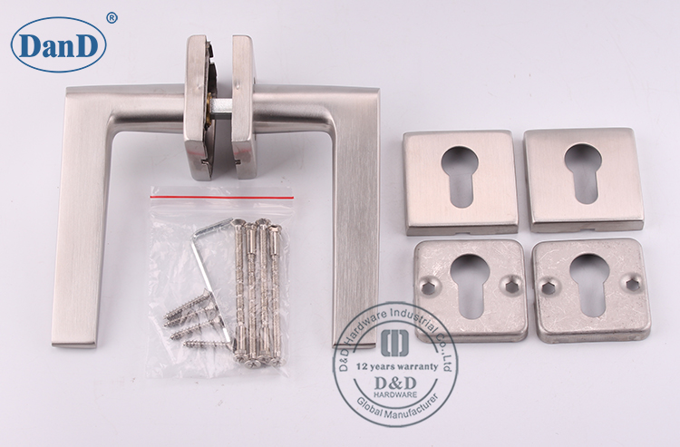 缎杠杆门把手-d和d hardwre