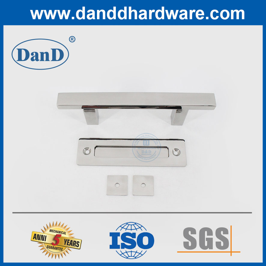 现代抛光不锈钢方形形状滑动门把手谷仓门ddbd103