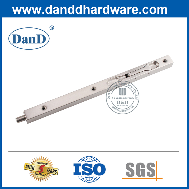 SS304垂直冲洗门螺栓，用于双回扣的门DDDB008