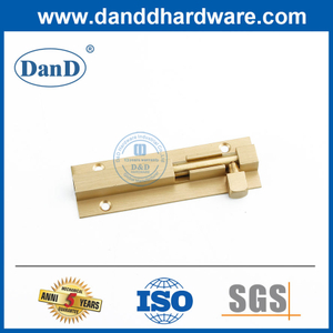 污渍金色前门可锁的黄铜塔螺栓供应商dddb016