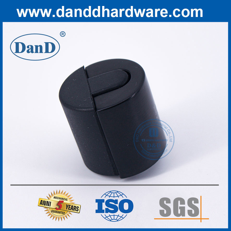 橡胶门塞子不锈钢/锌合金黑色门止于DDDS012
