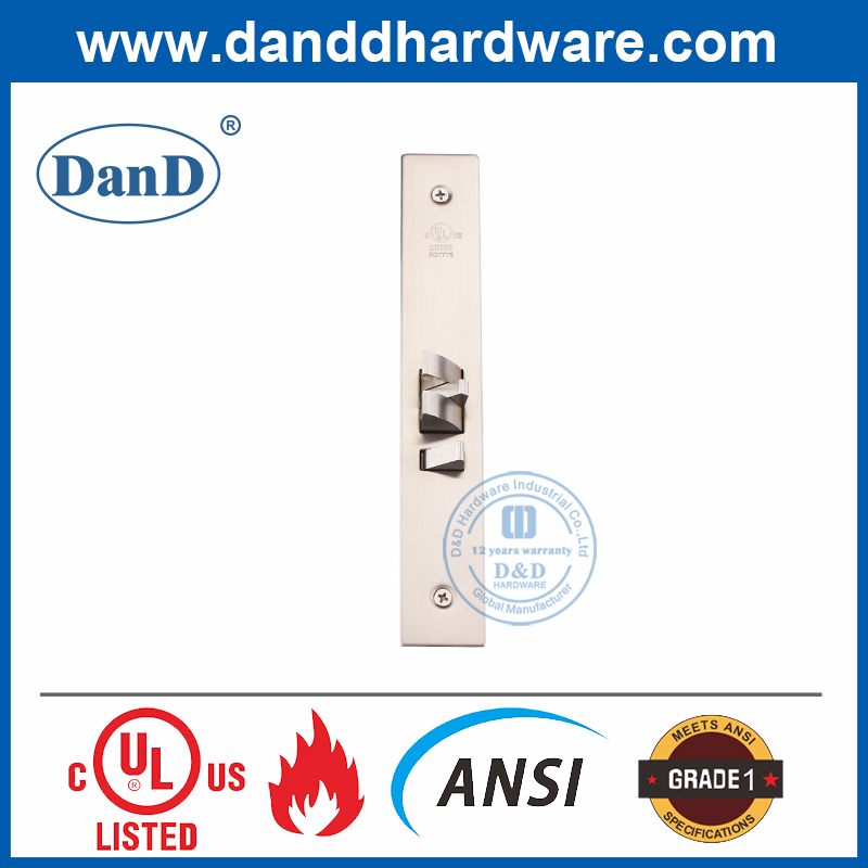 SS304 ANSI 1级Latchbolt Mortice lock for Classroom Door-ddal05