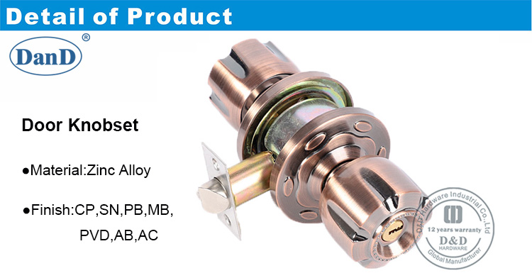 用于木门-DDLK043-D和D硬件的旋钮