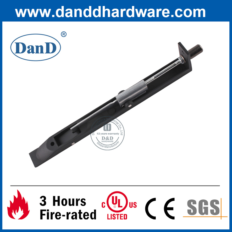 木材门DDDB001的不锈钢黑重型冲洗螺栓