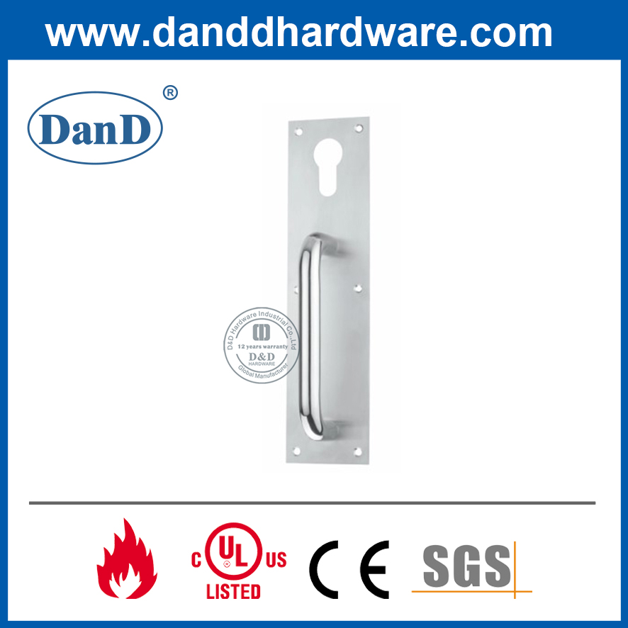 不锈钢304出口装置门硬件夜间闩锁板-DDPD017