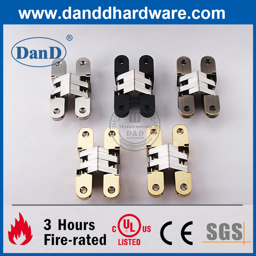 高品质不锈钢隐藏门铰链用于木材门-DCH007-G15