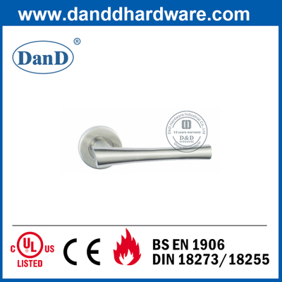 不锈钢304门家具固体杠杆手柄用于室内门-DDSH045