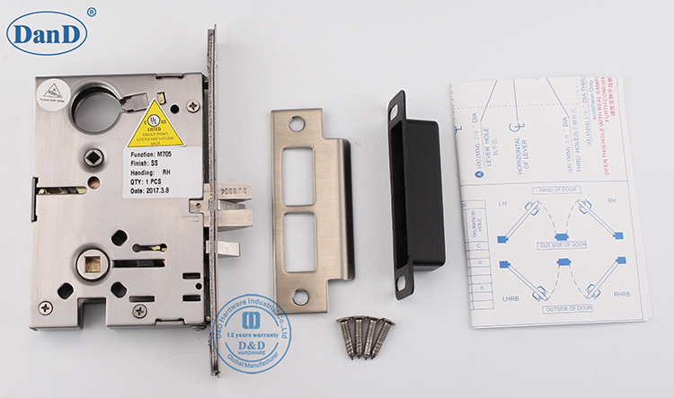 金属门教室锁-D和D硬件