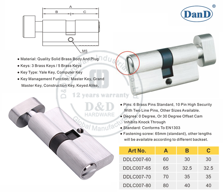 Thumb Turn-D和D硬件