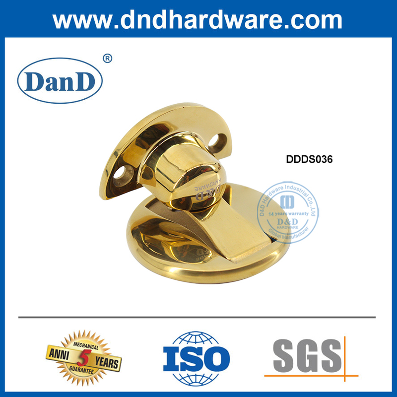 中国抛光的黄铜金色不锈钢磁性不可见的门停止室外门ddds036
