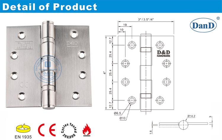 CE不锈钢门铰链