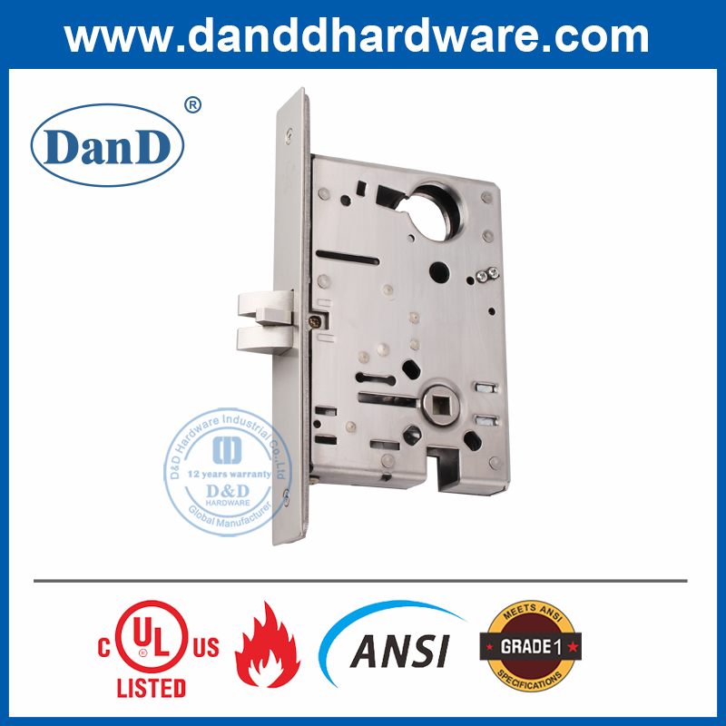 SUS304 ANSI 1级闩锁壁橱通道门锁-DDAL01