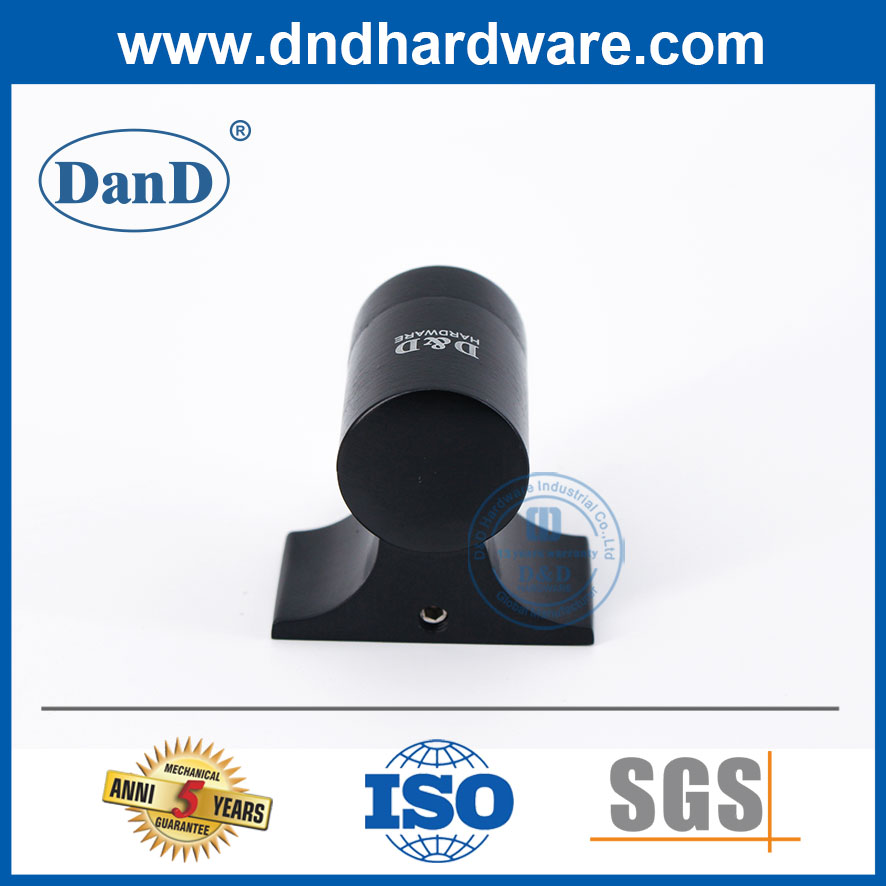 中国工厂黑色磁性门塞锌合金工业门stop-ddds033