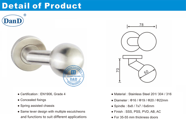 现代室内门处理器-D和D硬件