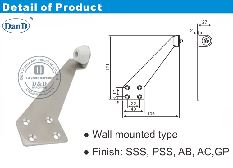 前门塞子D和D硬件