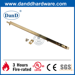 金黄铜隐藏式冲洗门螺栓用于前门-DDDB002